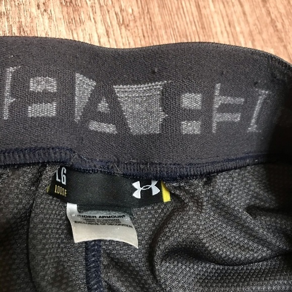 Under Armour Tracer Knit Shorts Navy Blue - Picture 4 of 5